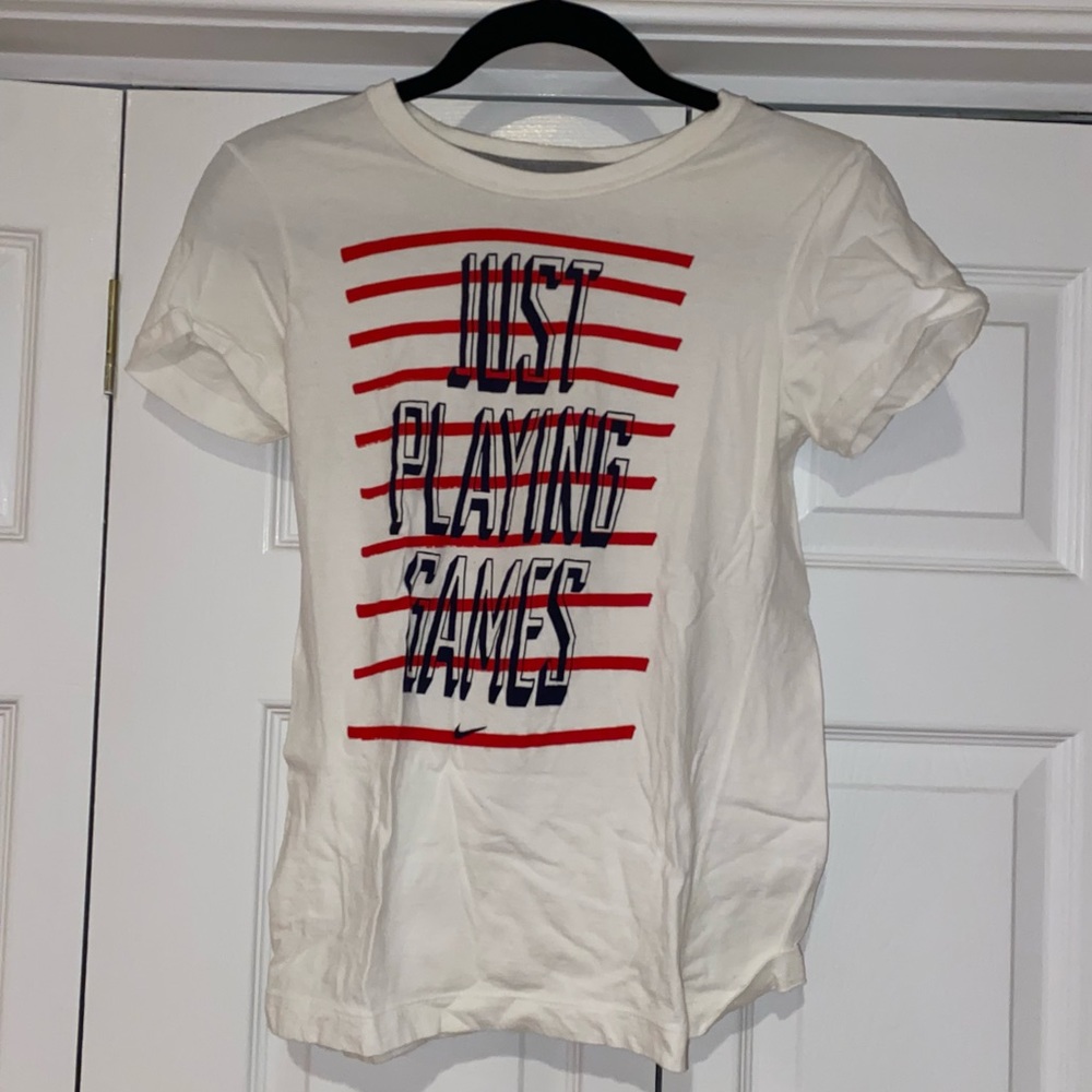 Nike Slim Fit “Just Playing Games” Graphic T Shirt